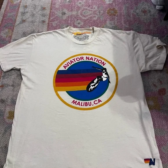Aviator Nation Malibu Tee - Vintage White - Picture 6 of 8